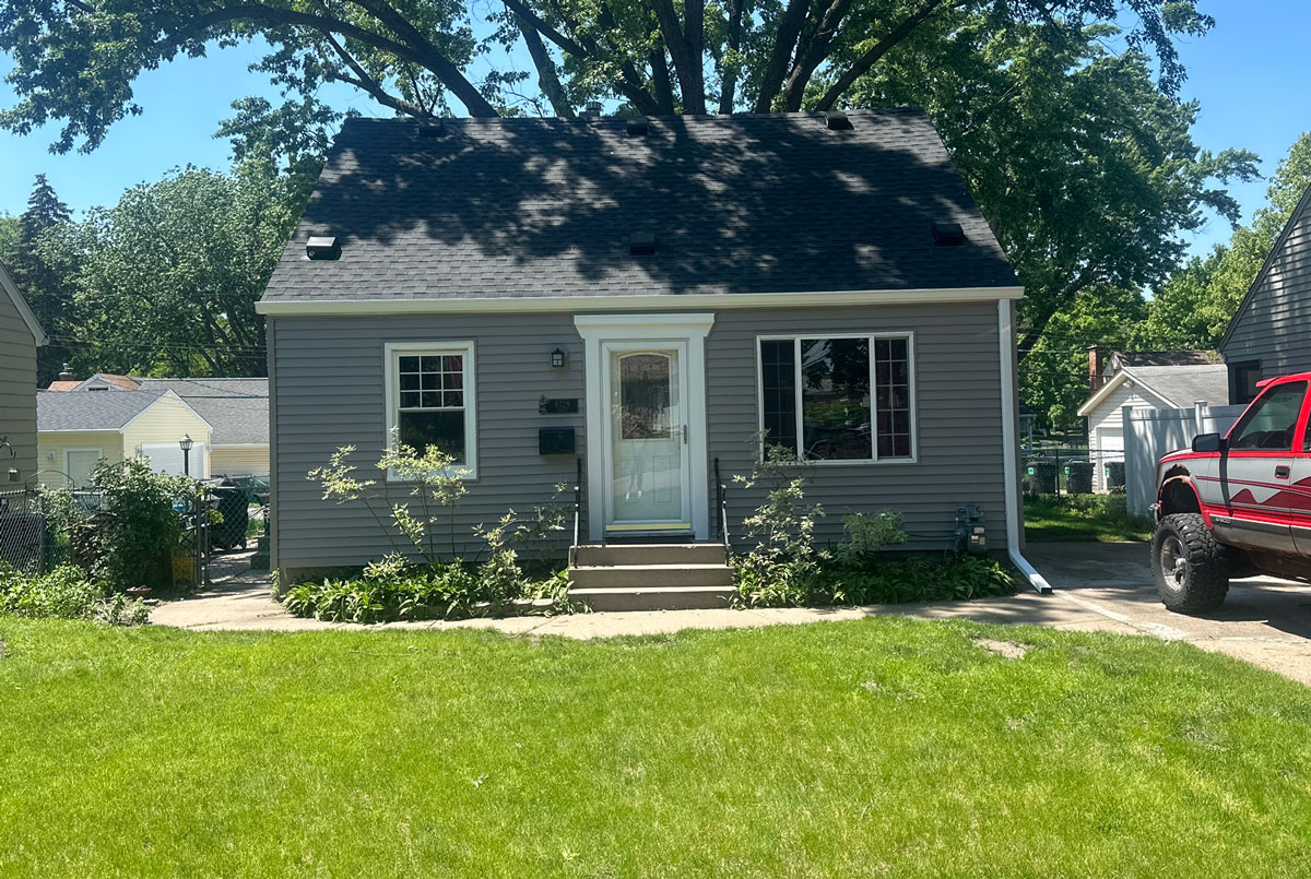 New hope home with new roof