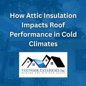 Uneven attic insulation allowing heat to escape during winter