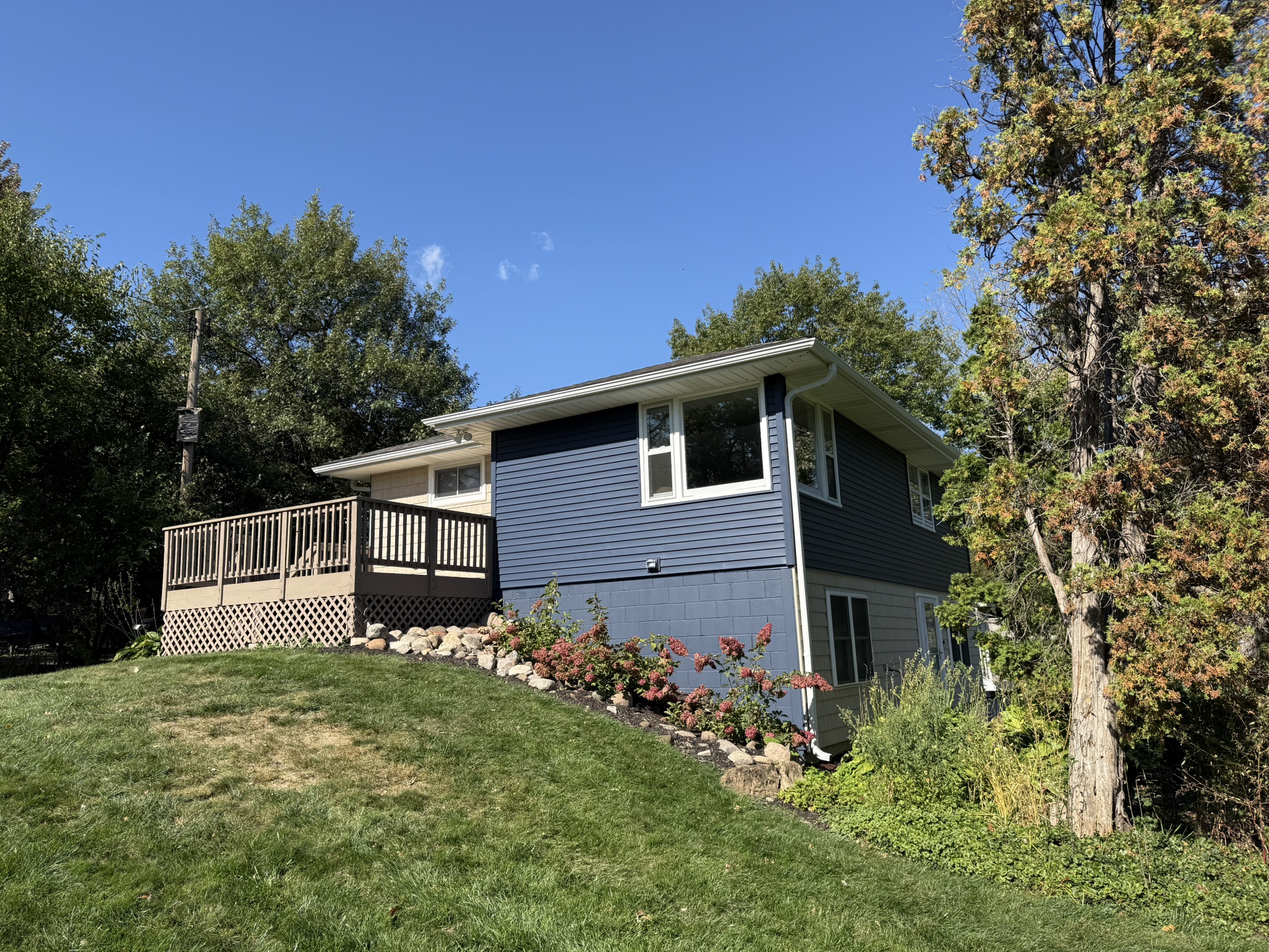 Completed Minnesota home improvement project featuring roofing and exterior upgrades